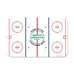 Wincraft Personalized North Dakota Hockey Rink 11"x17" Wood Sign