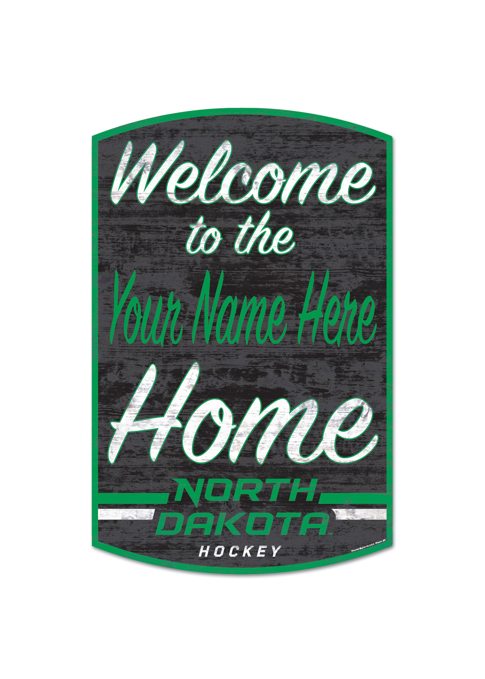 Wincraft Personalized Welcome to the "..." Home Wood Sign