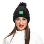 ZooZatZ Z Puffer Pom Knit