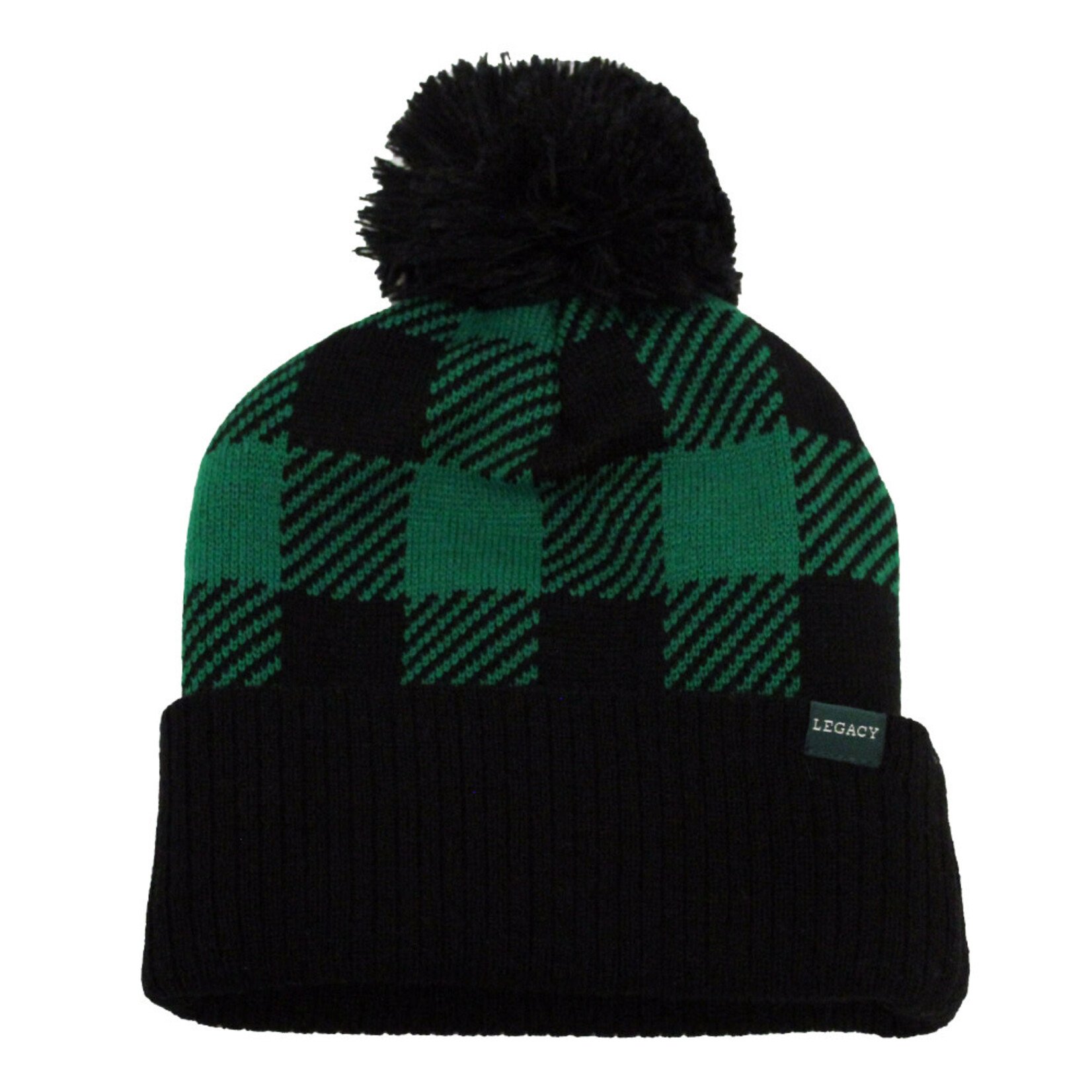 L2Brands Brawny Cuff  Plaid Beanie