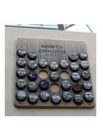 Inglasco Inc ND Hockey Puck Display Wall Plaque