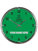 Wincraft Personalized 12" Chrome Wall Clock