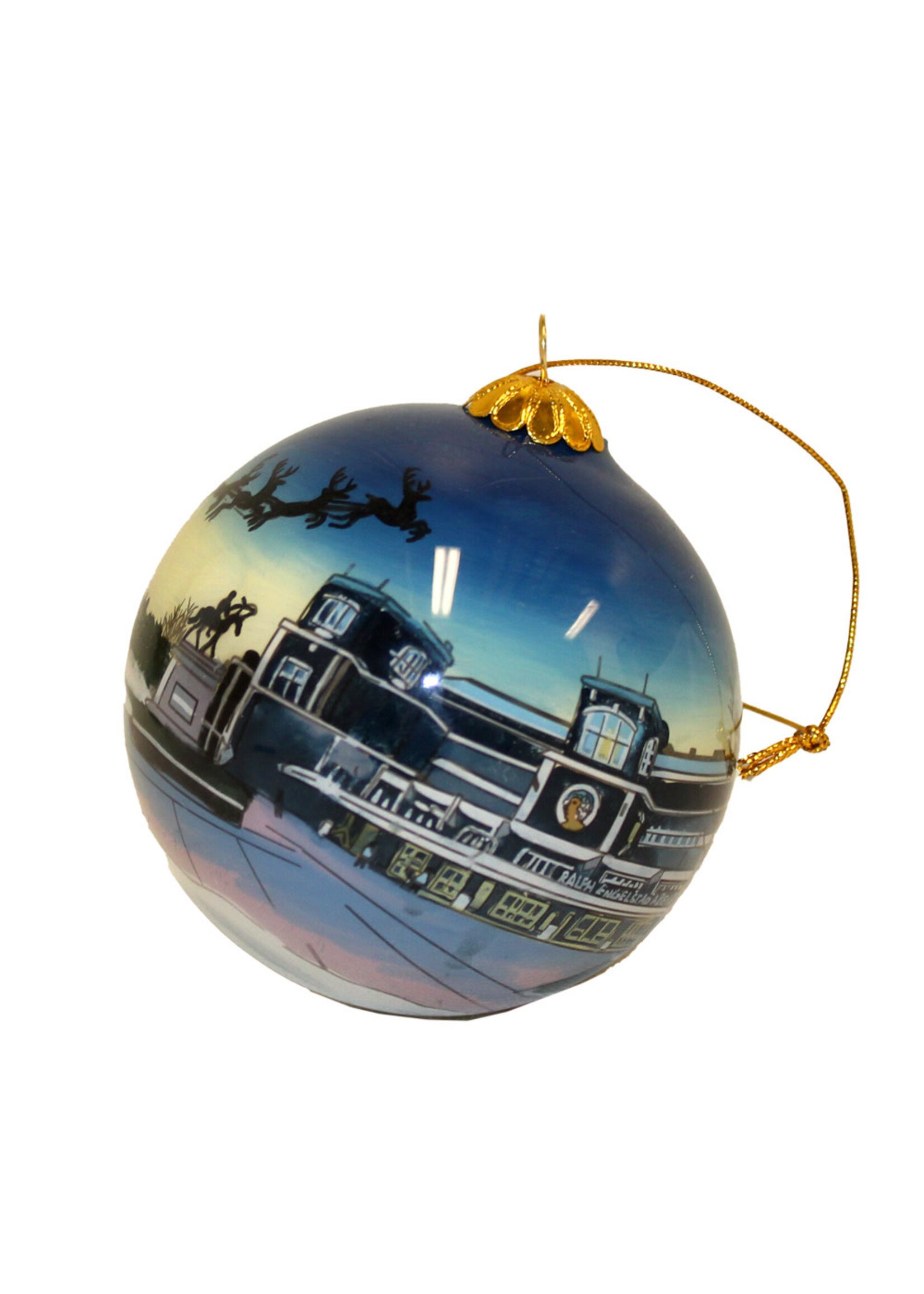 Hand Painted Ornament - Ralph Engelstad Arena Holidays