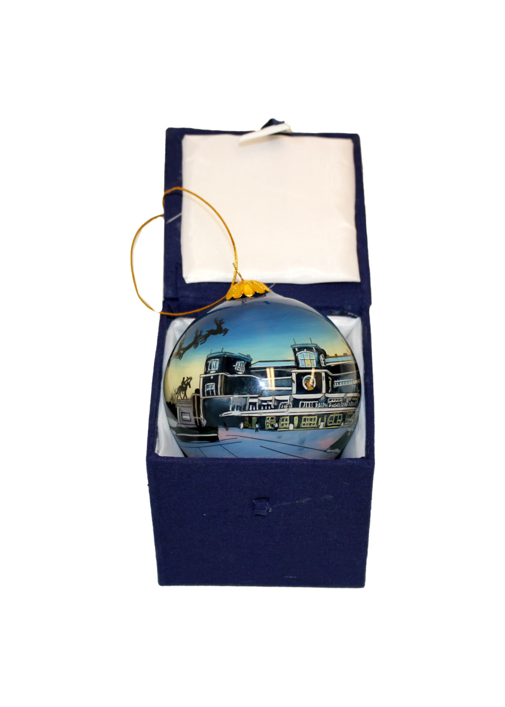 Hand Painted Ornament - Ralph Engelstad Arena Holidays