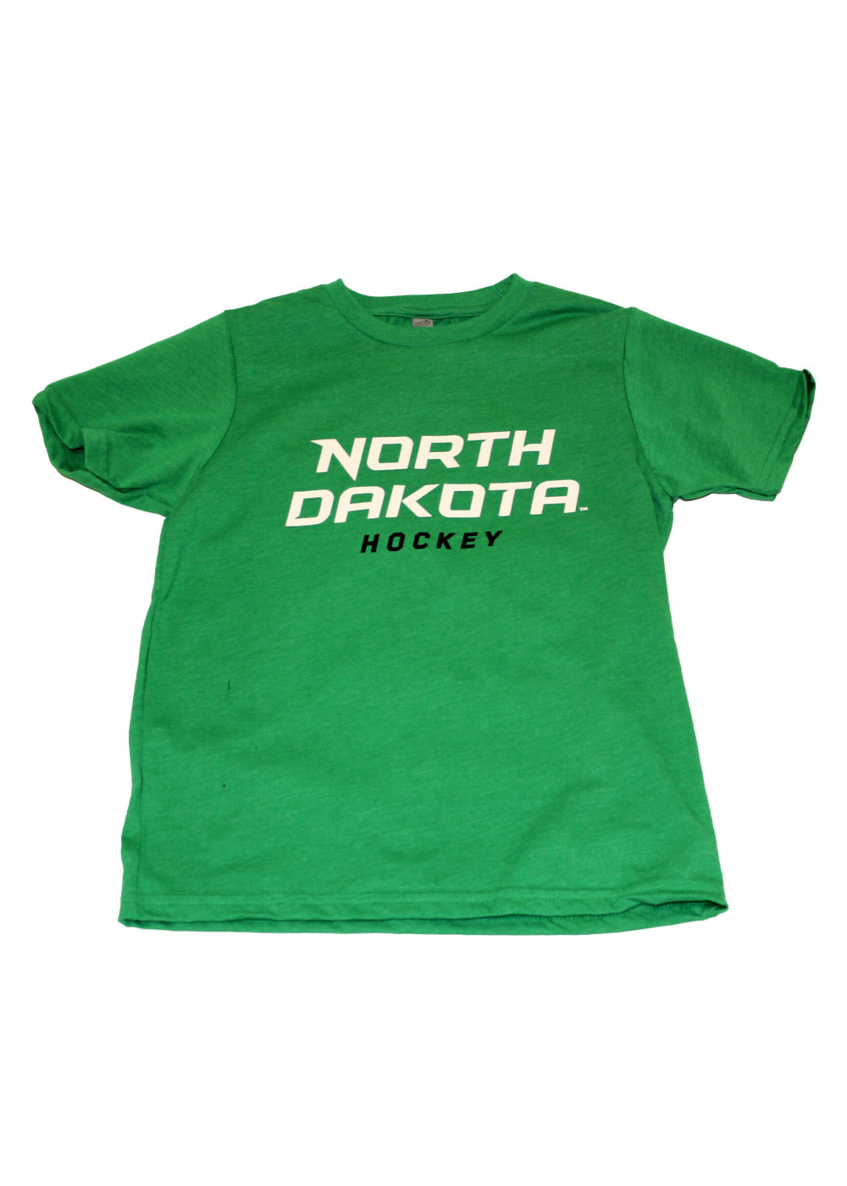 AHUNDYP Youth UND Hockey Text Tee