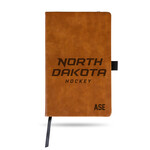 Rico Industries Personalized North Dakota Hockey Leather Notepad