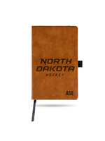 Rico Industries Personalized North Dakota Hockey Leather Notepad