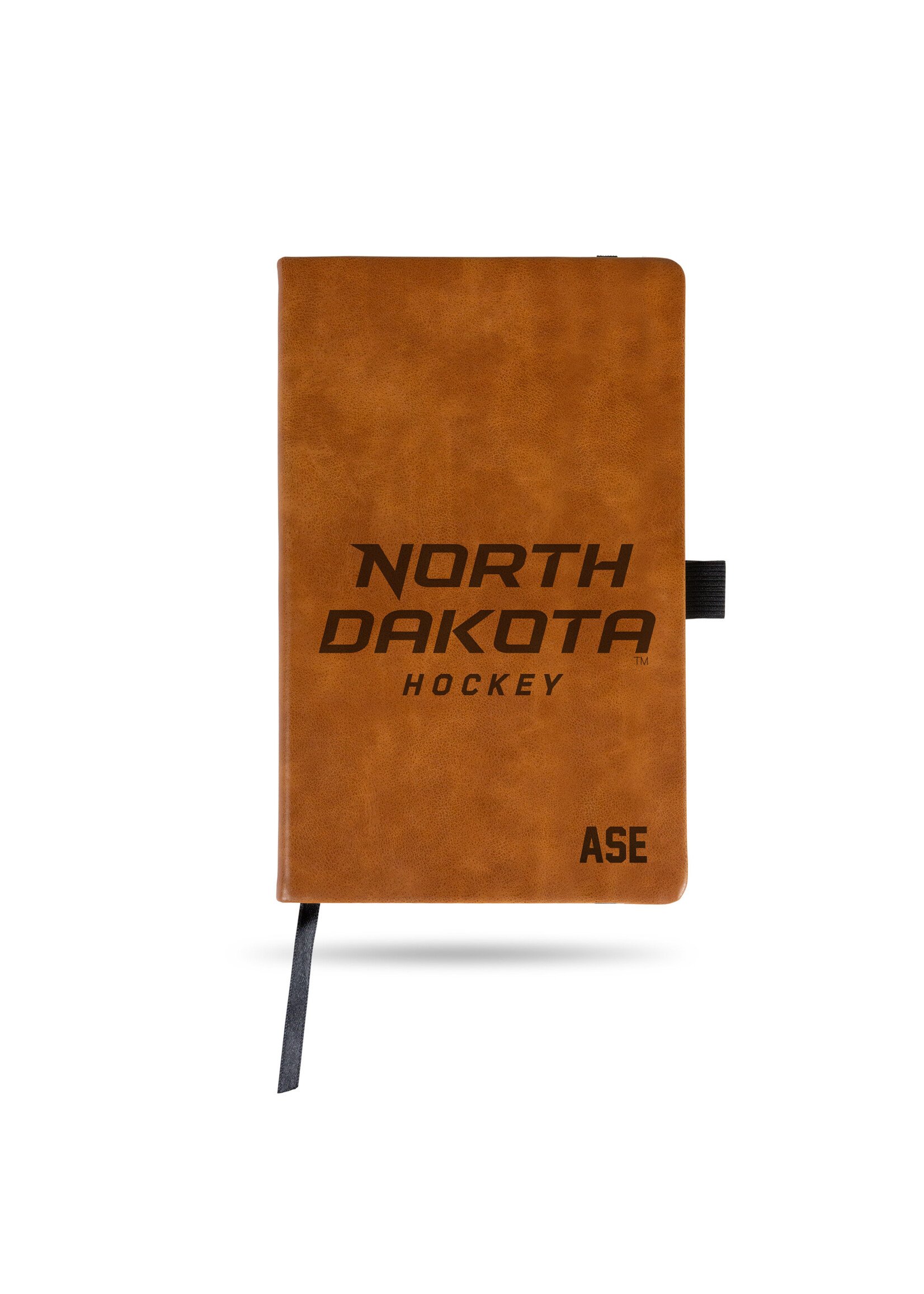 Rico Industries Personalized North Dakota Hockey Leather Notepad