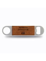 Rico Industries Personalized North Dakota Hockey Leather Bar Blade