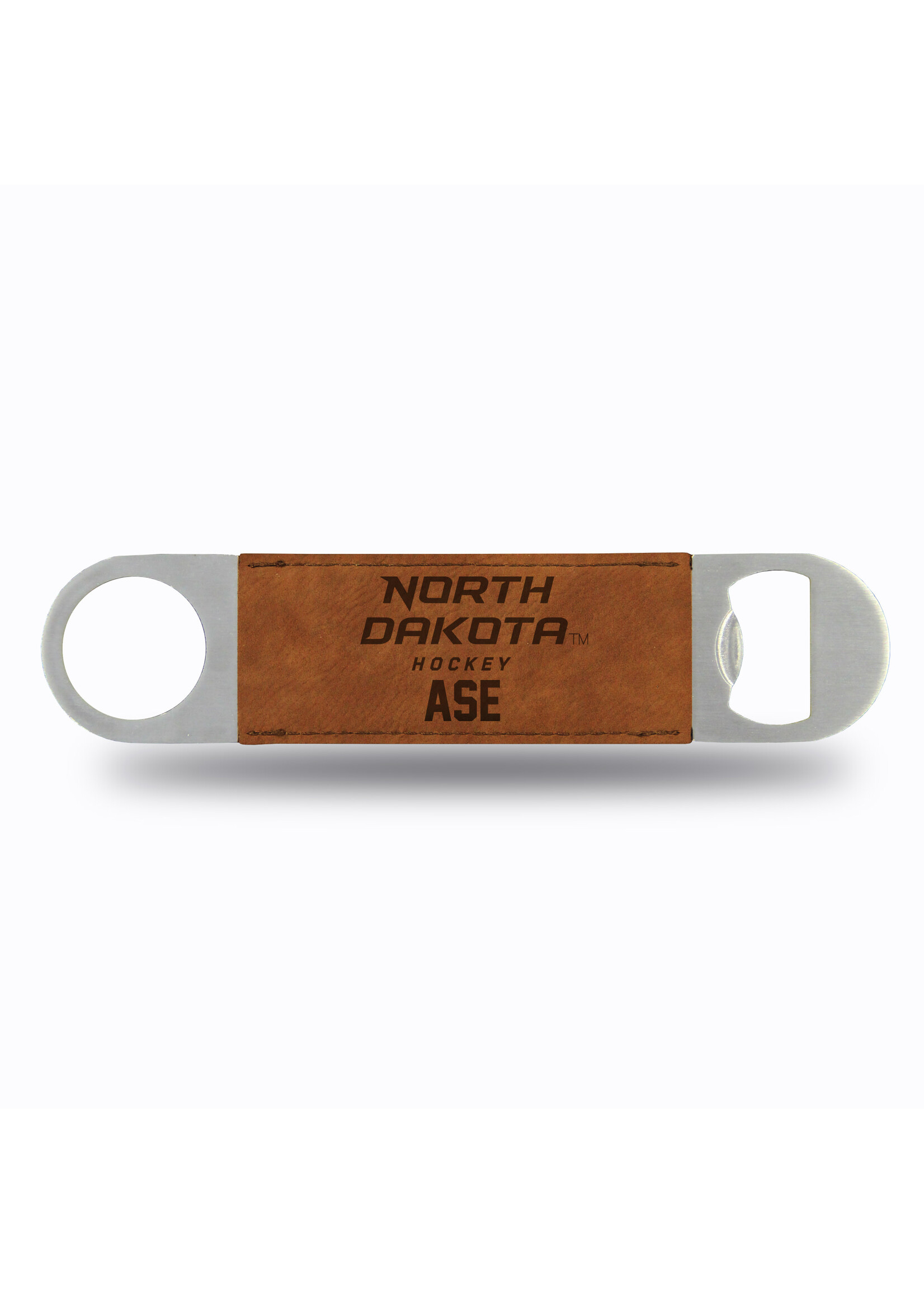 Rico Industries Personalized North Dakota Hockey Leather Bar Blade