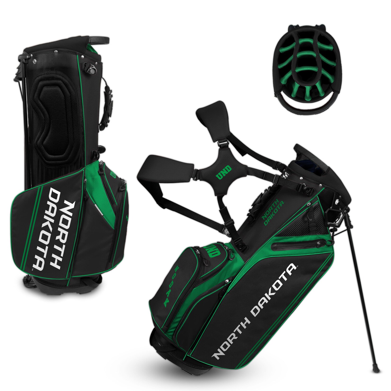 Wincraft UND Caddie Carry Hybrid Golf Bag