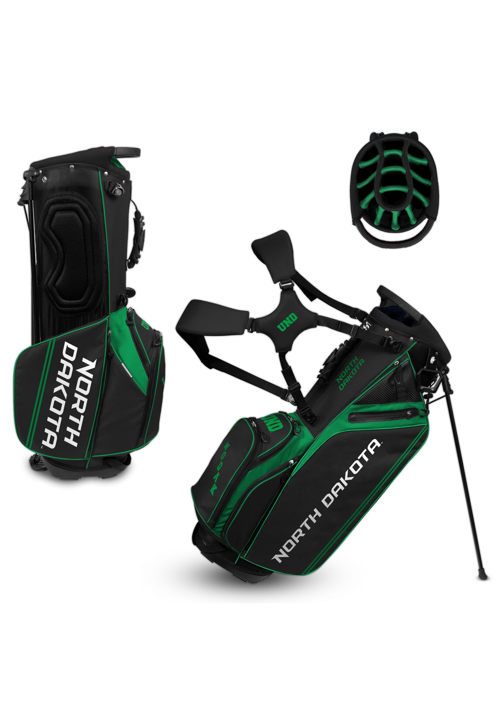 Wincraft UND Caddie Carry Hybrid Golf Bag