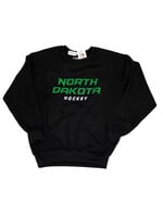 AHUNDYP Youth UND Hockey Text Crewneck