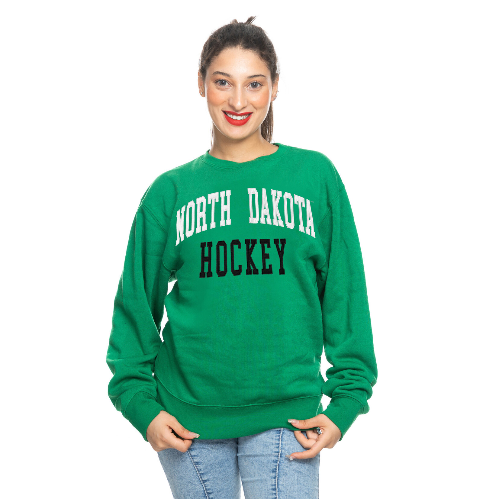 ZooZatZ ND Hockey Z-Sport Fleece Crew