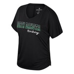Colosseum Athletics Lady Ruched V-Neck Tee