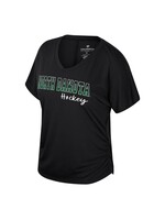 Colosseum Athletics Lady Ruched V-Neck Tee
