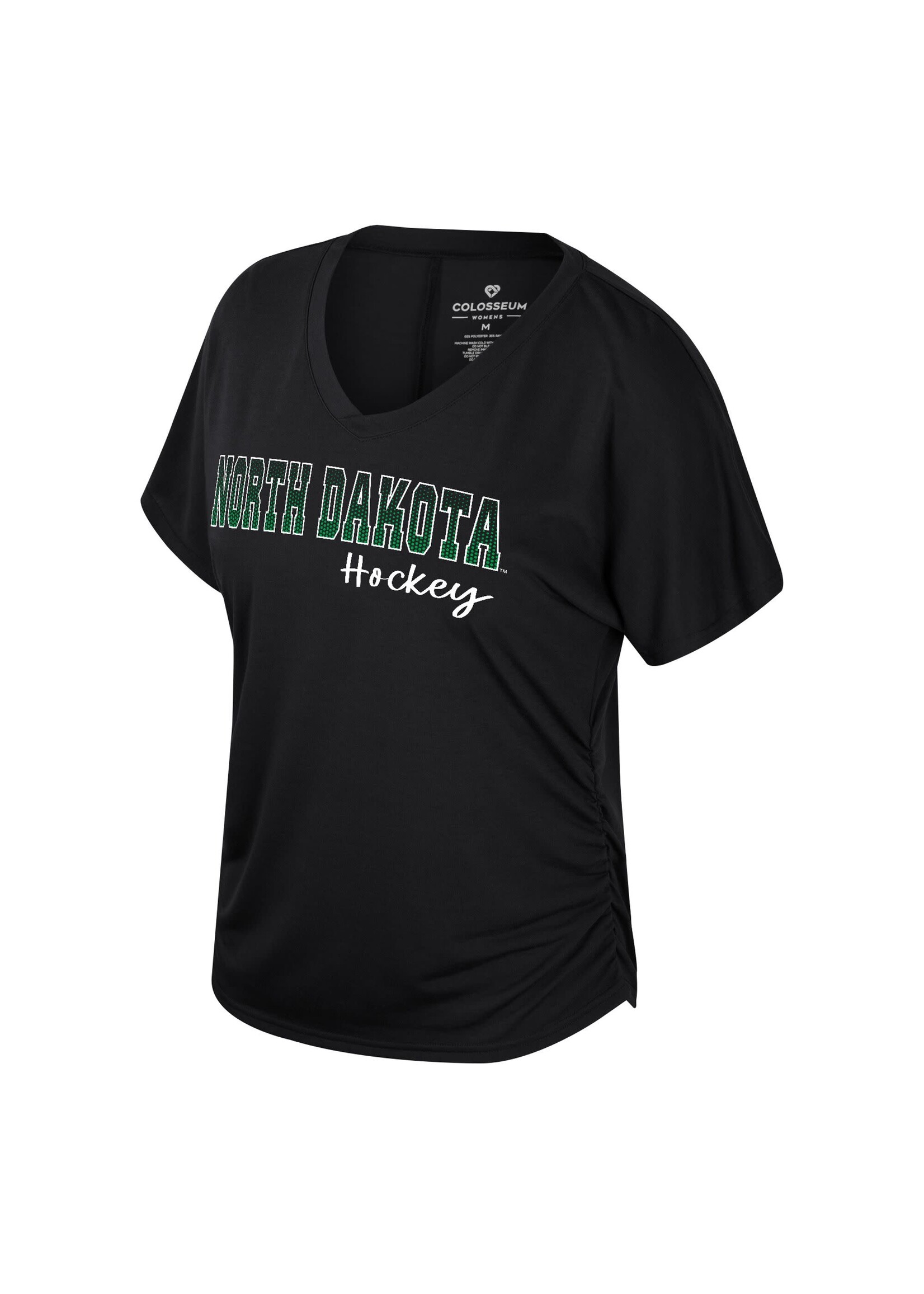 Colosseum Athletics Lady Ruched V-Neck Tee