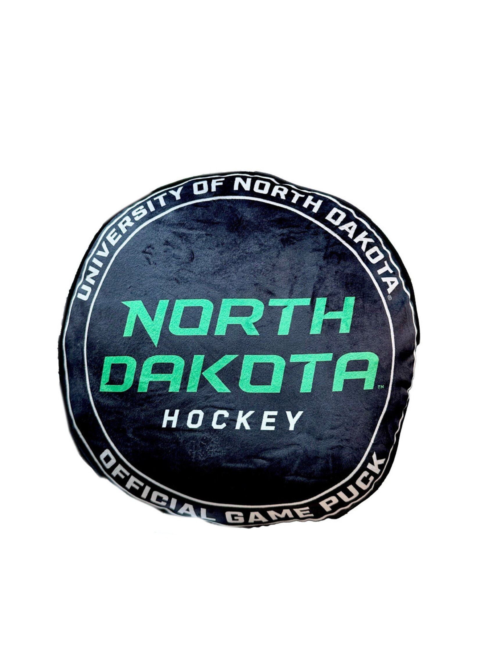 ND Hockey Puck Pillow