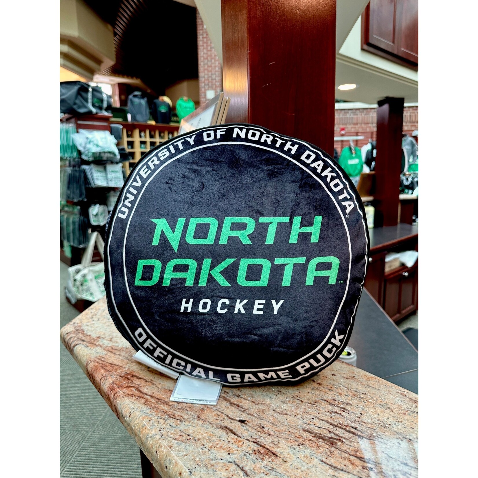 The Northwest Group ND Hockey Puck Pillow