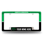 Rico Industries Personalized North Dakota Hockey License Plate Cover