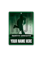 Rico Industries Personalized North Dakota 8.5" x 11" Metal Sign