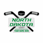 Rico Industries Personalized North Dakota Hockey Soft Felt Die Cut Pennant