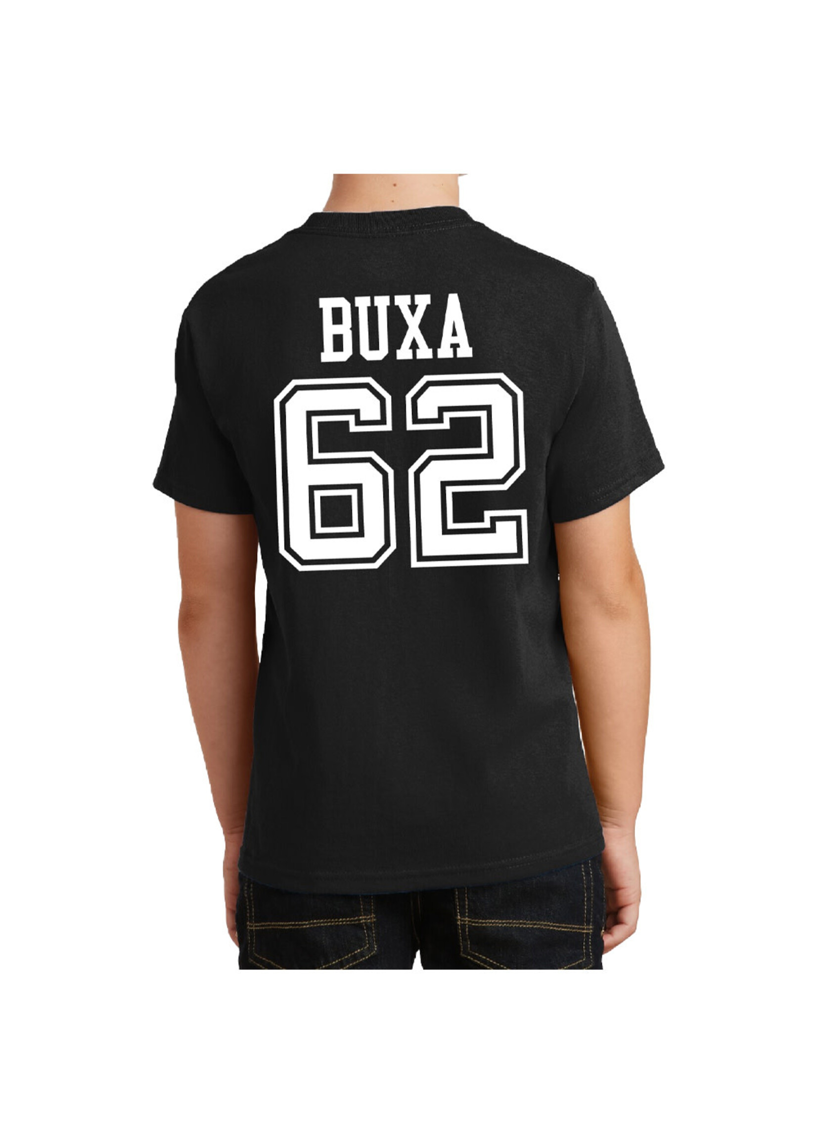 AHUNDYP #62 Ben Buxa North Dakota Football Youth Sport Tee