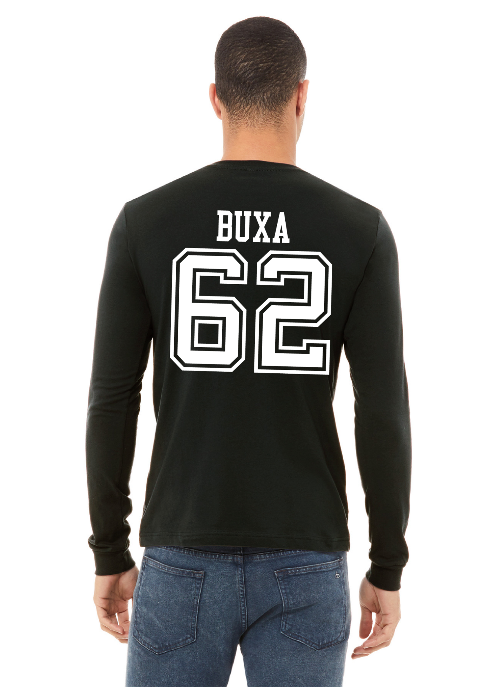 AHUNDYP #62 Ben Buxa North Dakota Football Sport Long Sleeve