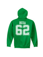 AHUNDYP #62 Ben Buxa North Dakota Football Sport Hood