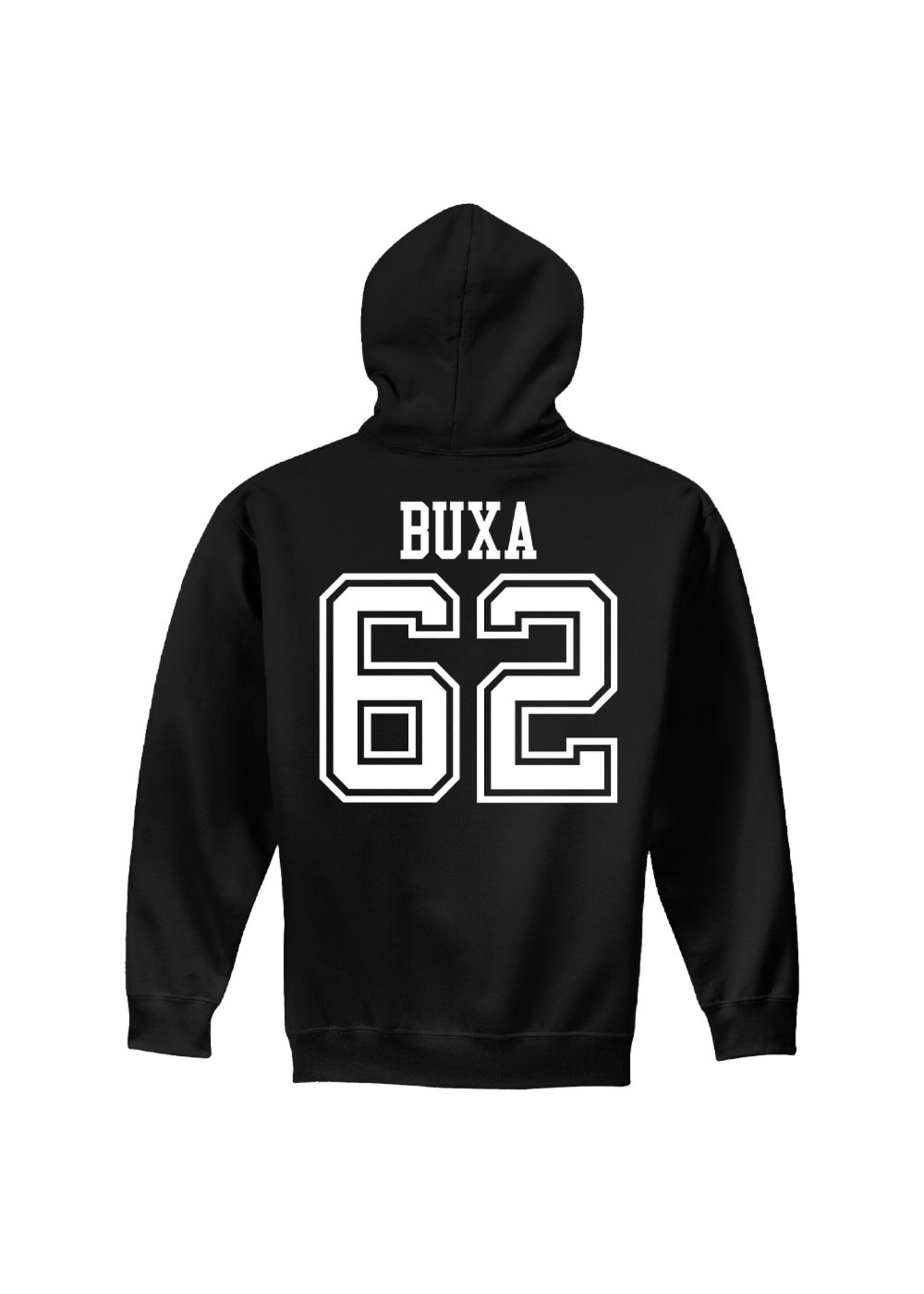 AHUNDYP #62 Ben Buxa North Dakota Football Sport Hood