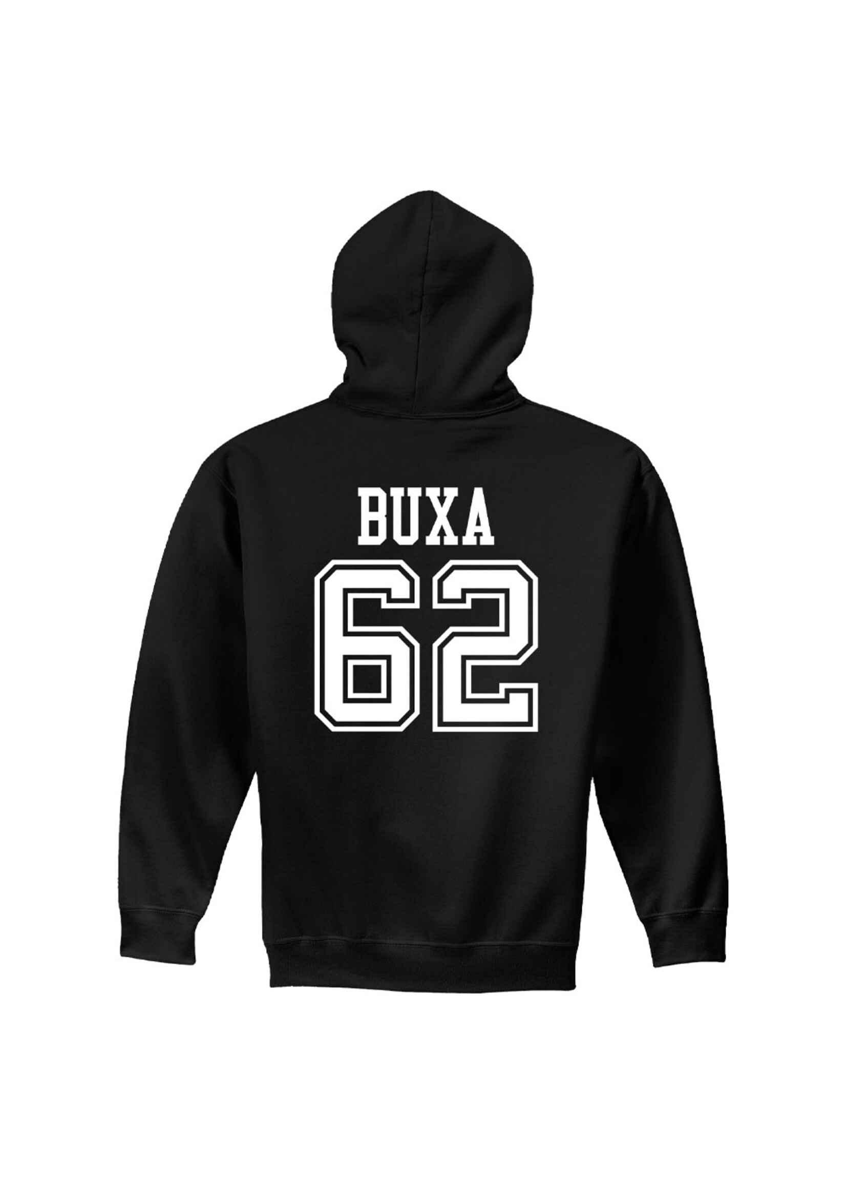 AHUNDYP #62 Ben Buxa North Dakota Football Youth Sport Hood