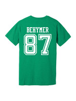 AHUNDYP #87 Aidan Behymer North Dakota Football Sport Tee AHUNDYP #87 Aidan Behymer North Dakota Football Sport Tee