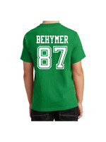 AHUNDYP #87 Aidan Behymer North Dakota Football Youth Sport Tee