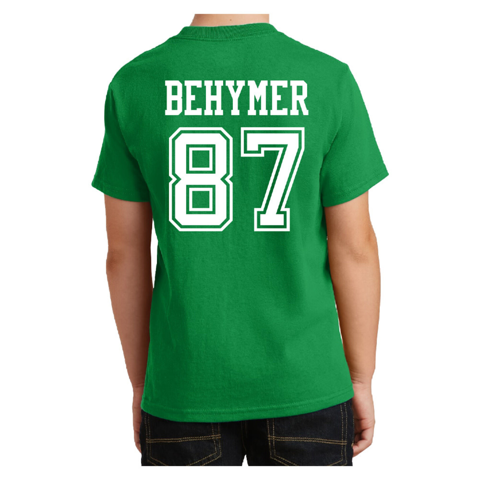 AHUNDYP #87 Aidan Behymer North Dakota Football Youth Sport Tee