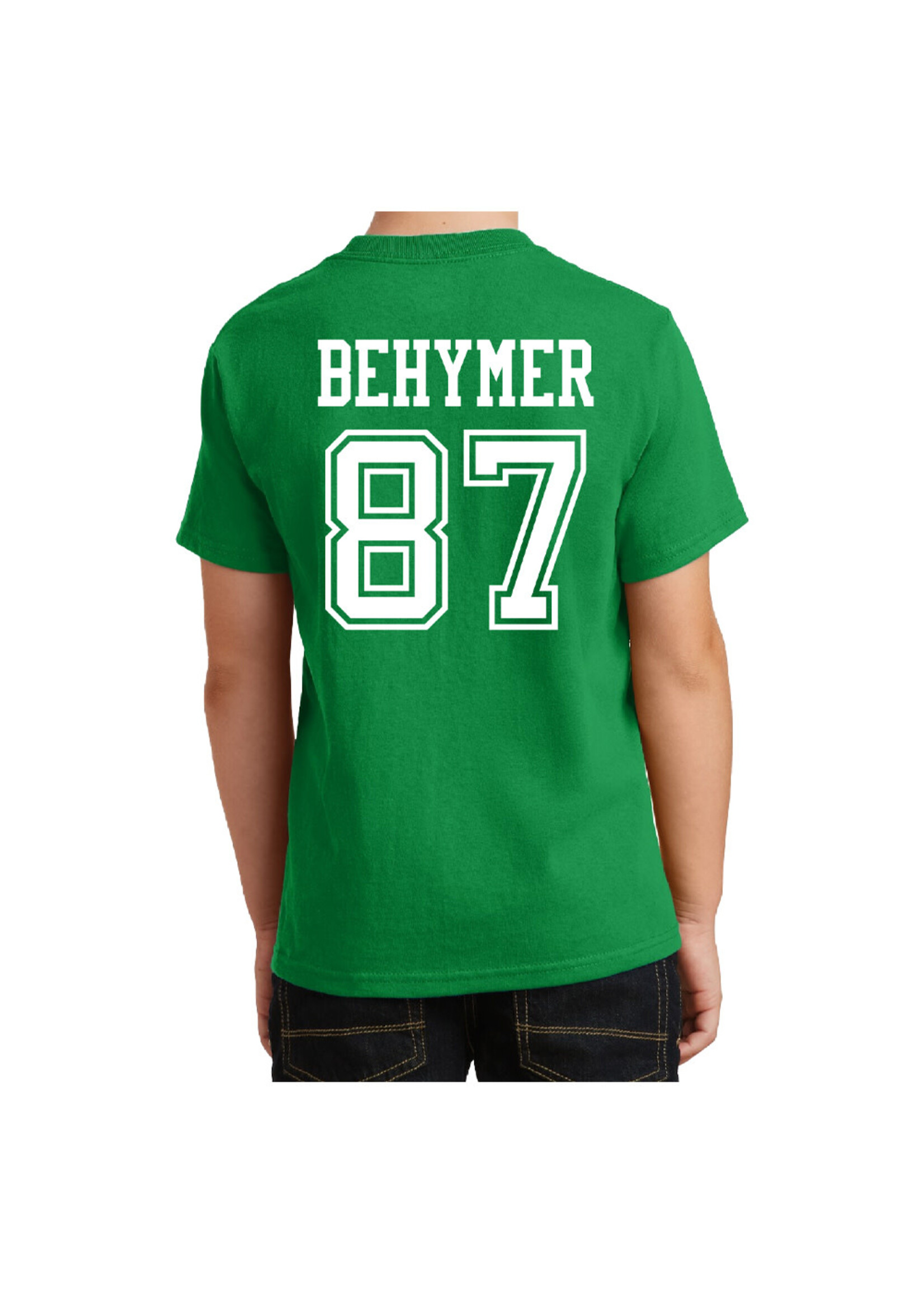 AHUNDYP #87 Aidan Behymer North Dakota Football Youth Sport Tee