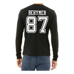 AHUNDYP #87 Aidan Behymer North Dakota Football Sport Long Sleeve