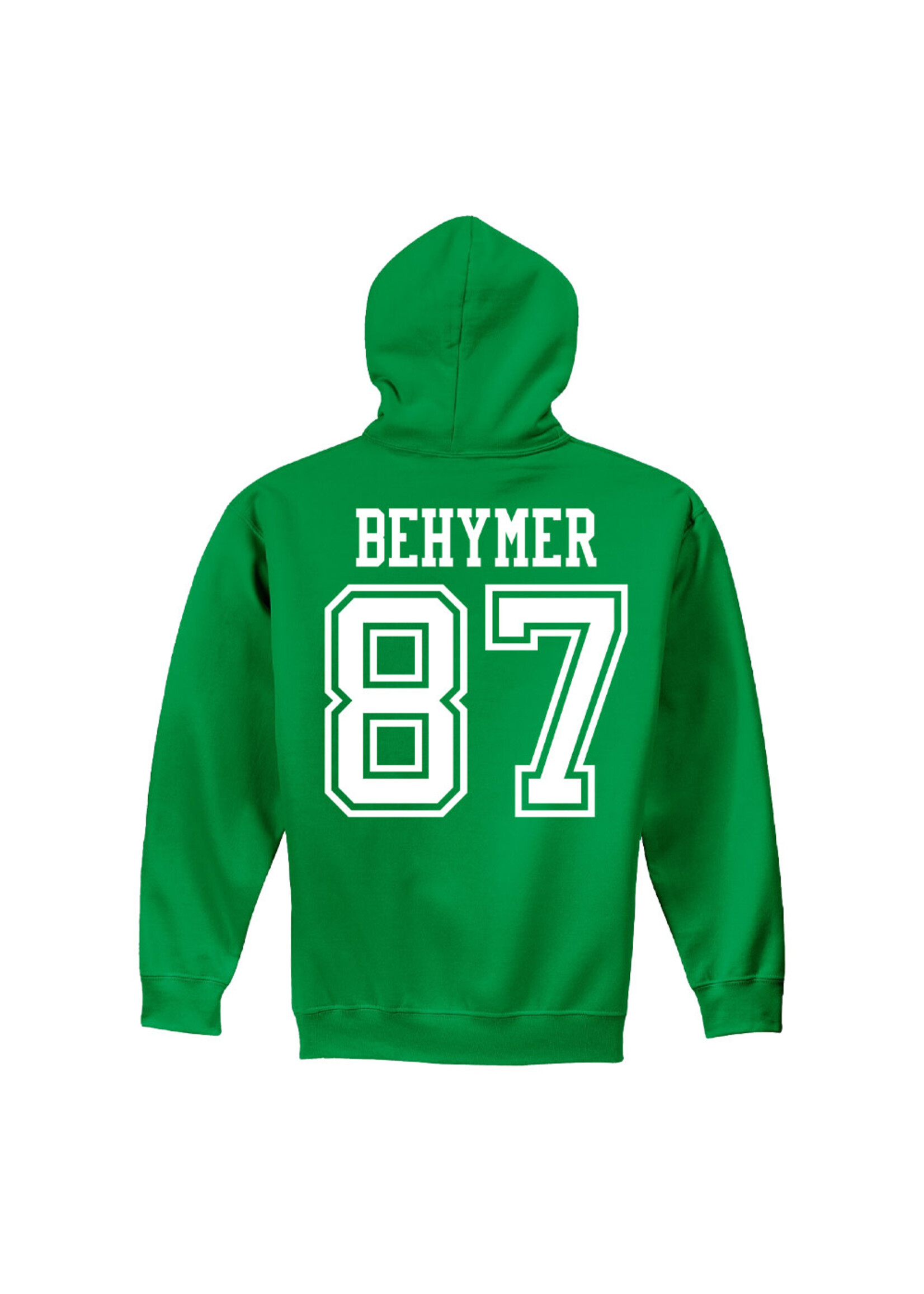 AHUNDYP #87 Aidan Behymer North Dakota Football Sport Hood