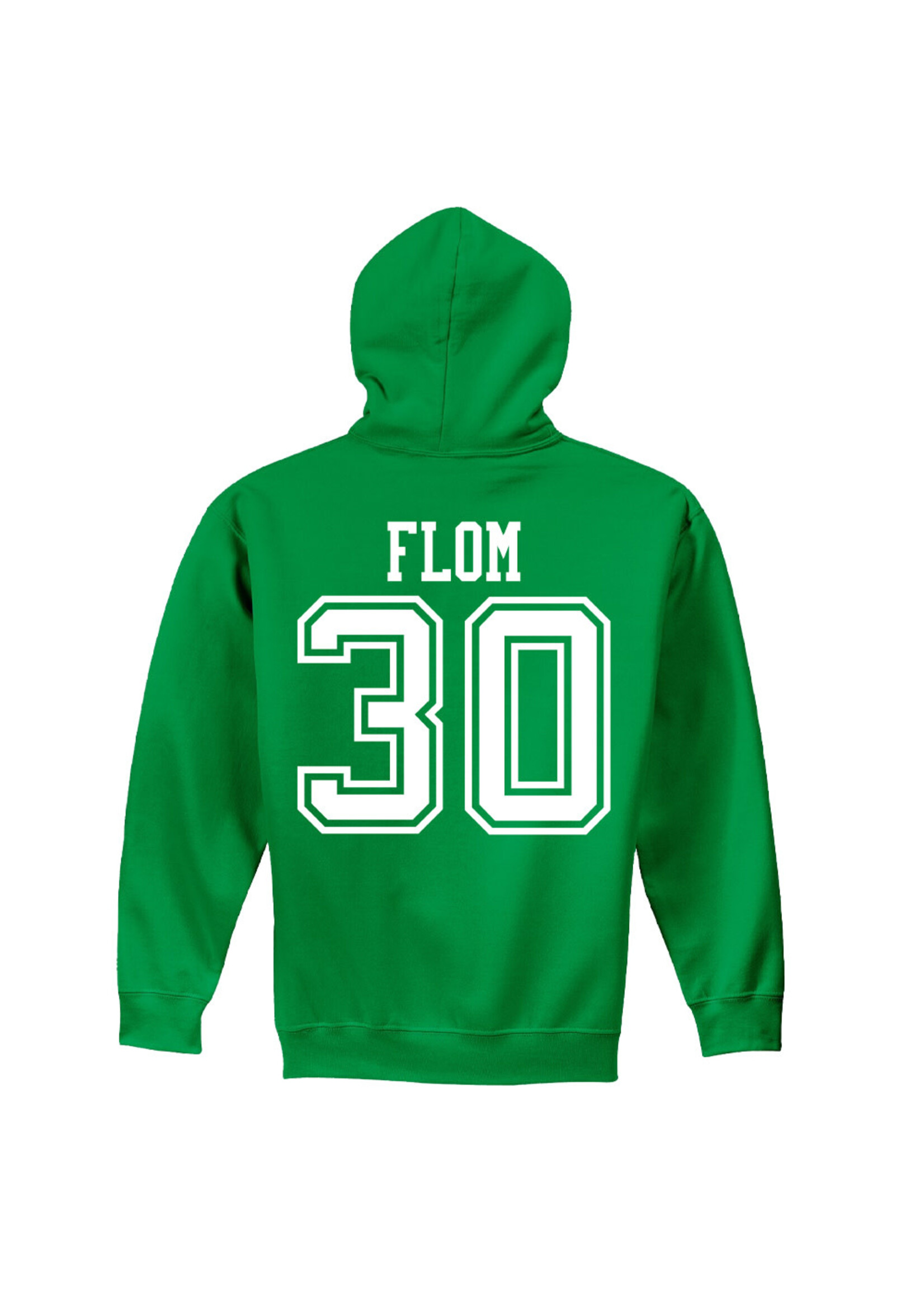 AHUNDYP #30 Hudson Flom North Dakota Football Sport Hood