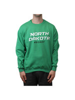 AHUNDYP Adult UND Hockey Text Crewneck