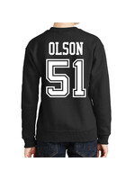 AHUNDYP #51 Caleb Olson North Dakota Football Youth Sport Crew