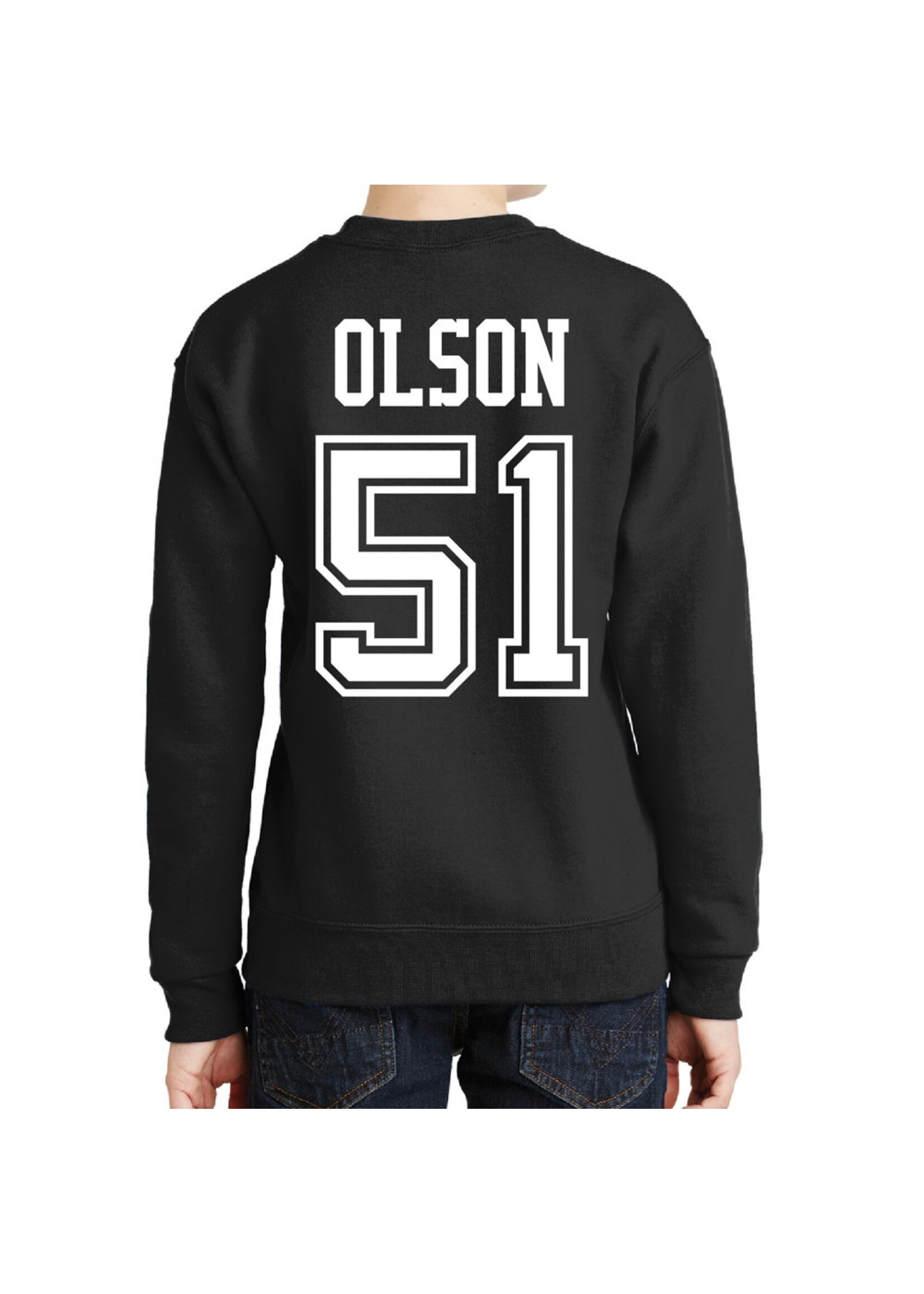 AHUNDYP #51 Caleb Olson North Dakota Football Youth Sport Crew