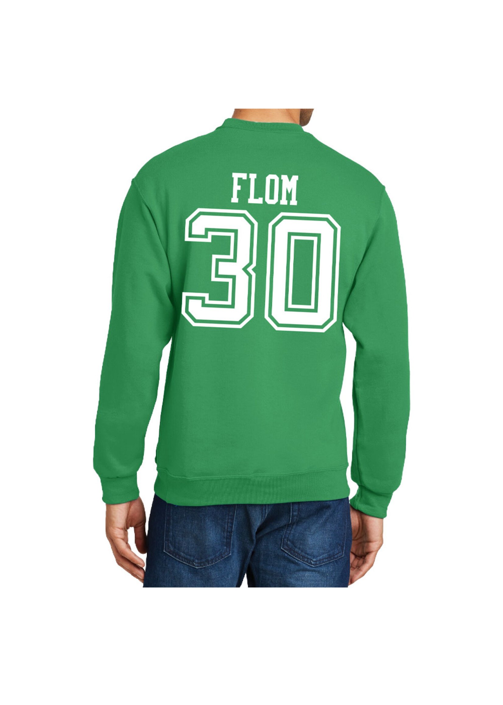 AHUNDYP #30 Hudson Flom North Dakota Football Sport Crew