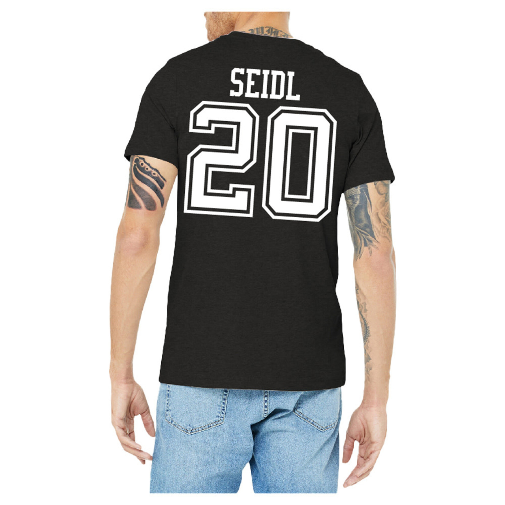 AHUNDYP #20 Sawyer Seidl North Dakota Football Sport Tee