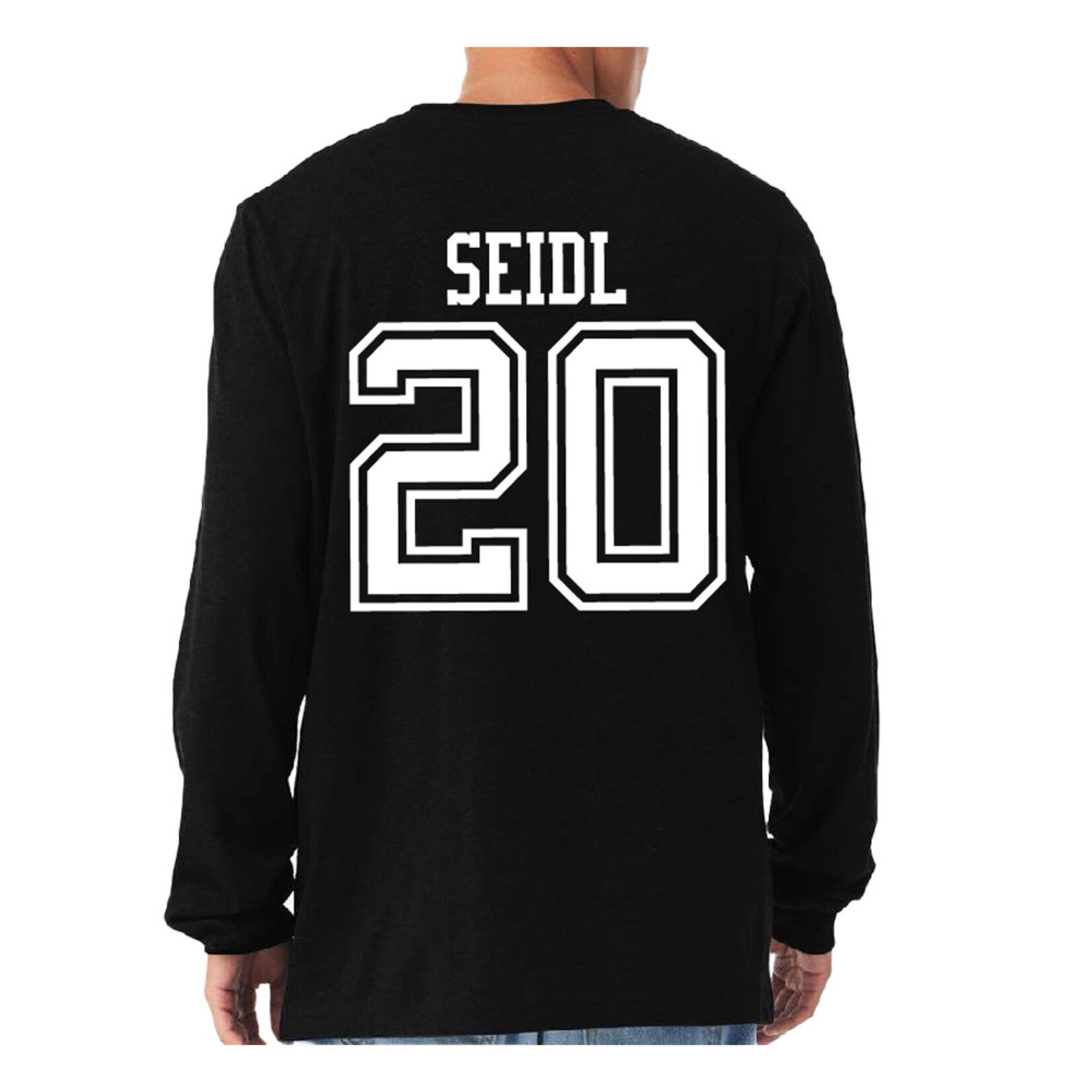 AHUNDYP #20 Sawyer Seidl North Dakota Football Sport Long Sleeve