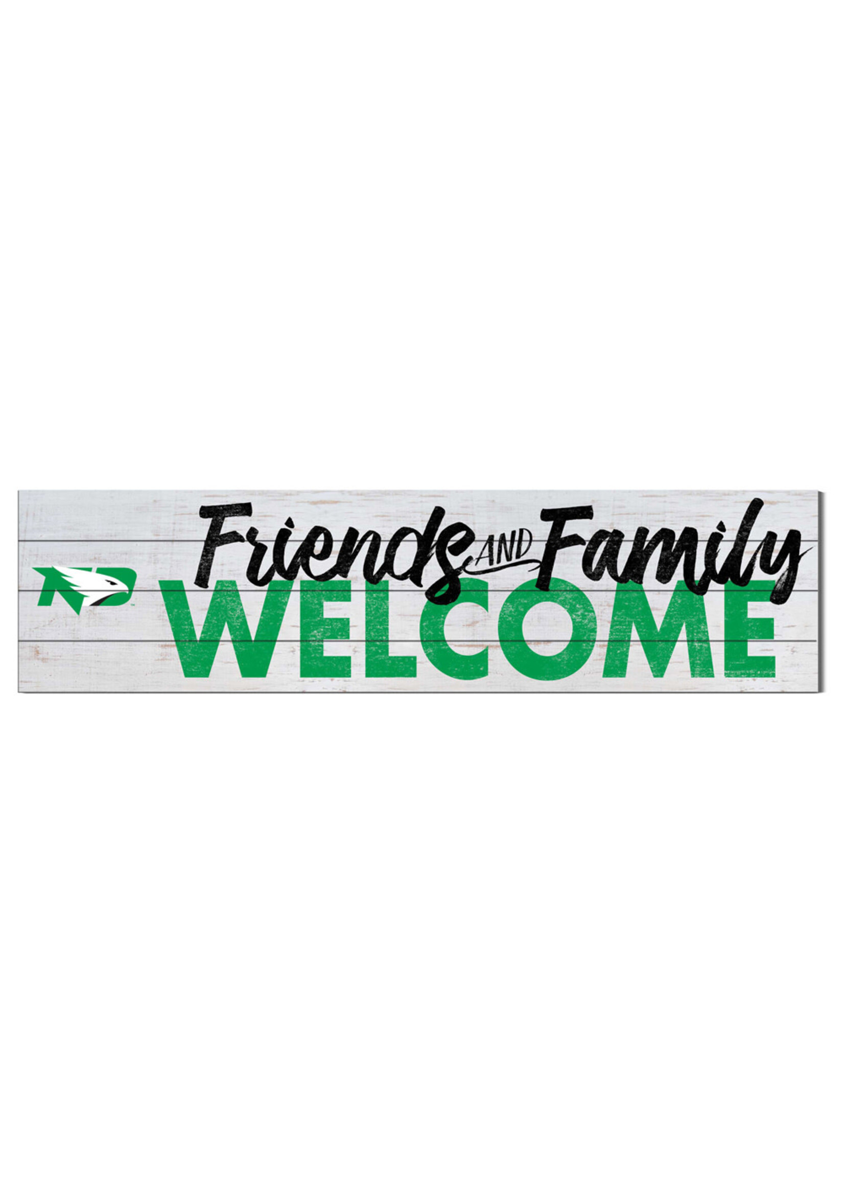 University of North Dakota Shiplap 40"x10" Sign