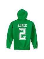 AHUNDYP #2 Mikayla Aumer North Dakota Basketball Sport Hood