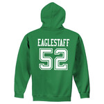 AHUNDYP #52 Treysen Eaglestaff North Dakota Basketball Sport Hood