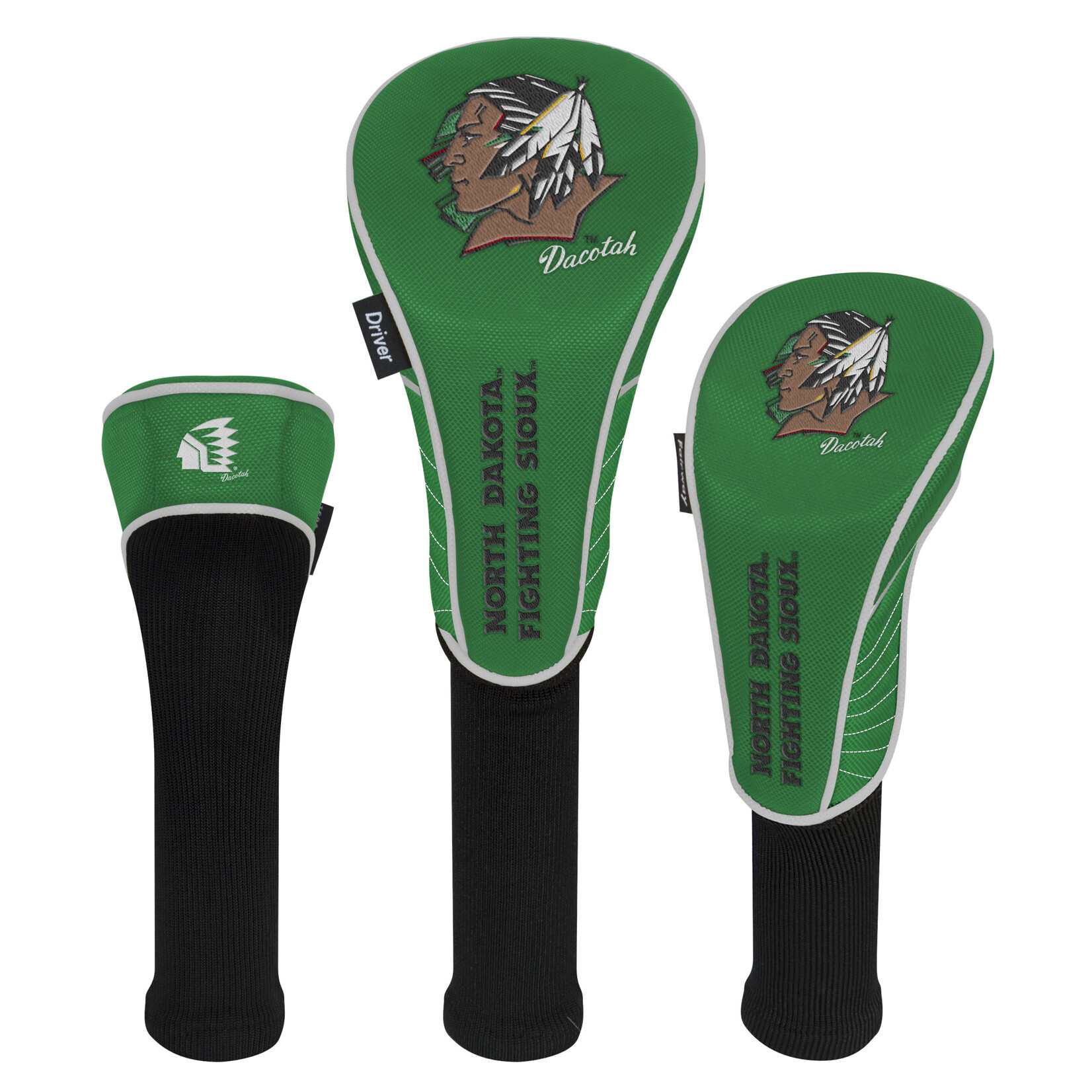 Wincraft Fighting Sioux 3 pack Head Cover Set