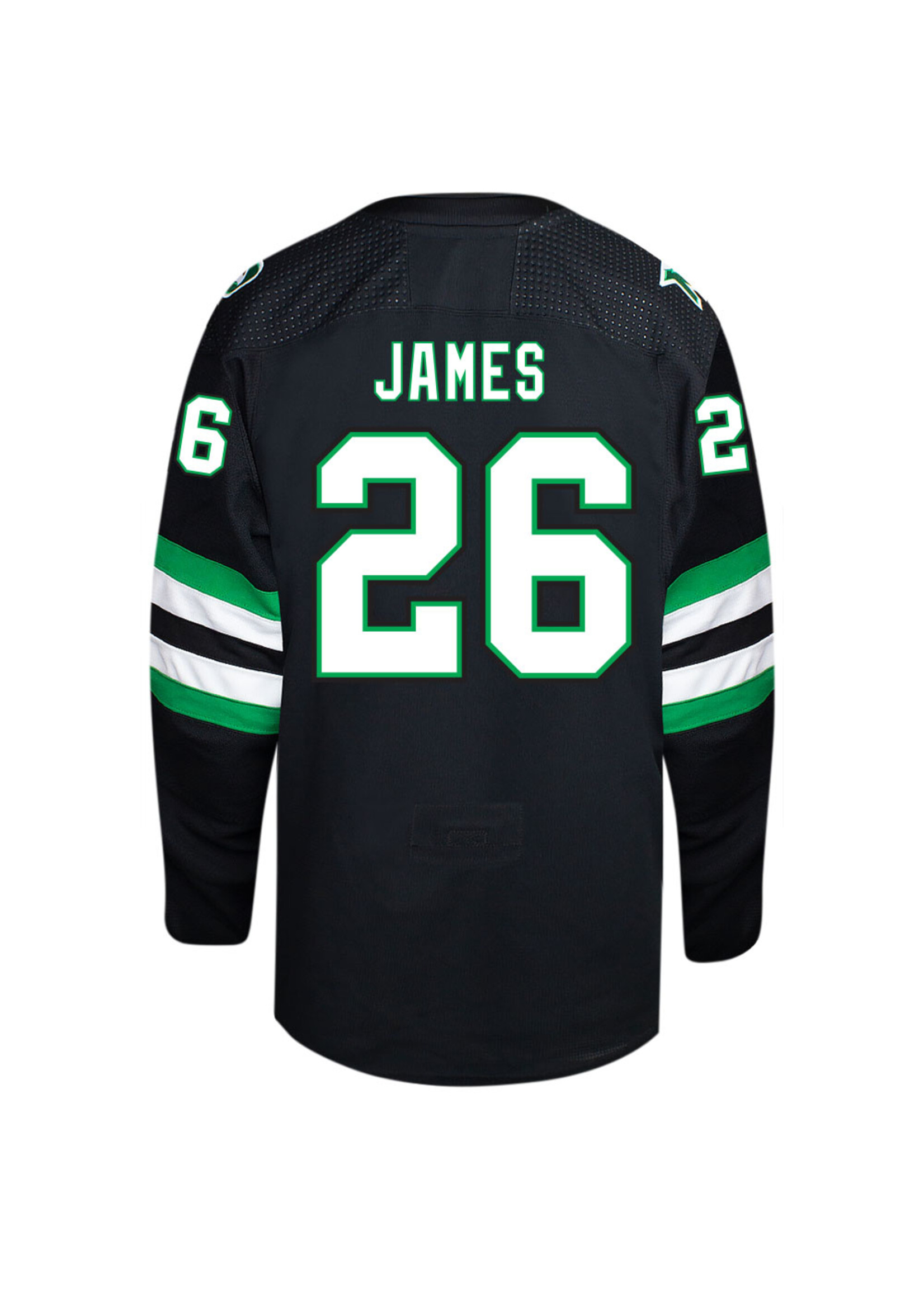 Beauty Unis #26 Dylan James  North Dakota Hockey Beauty Youth Jersey