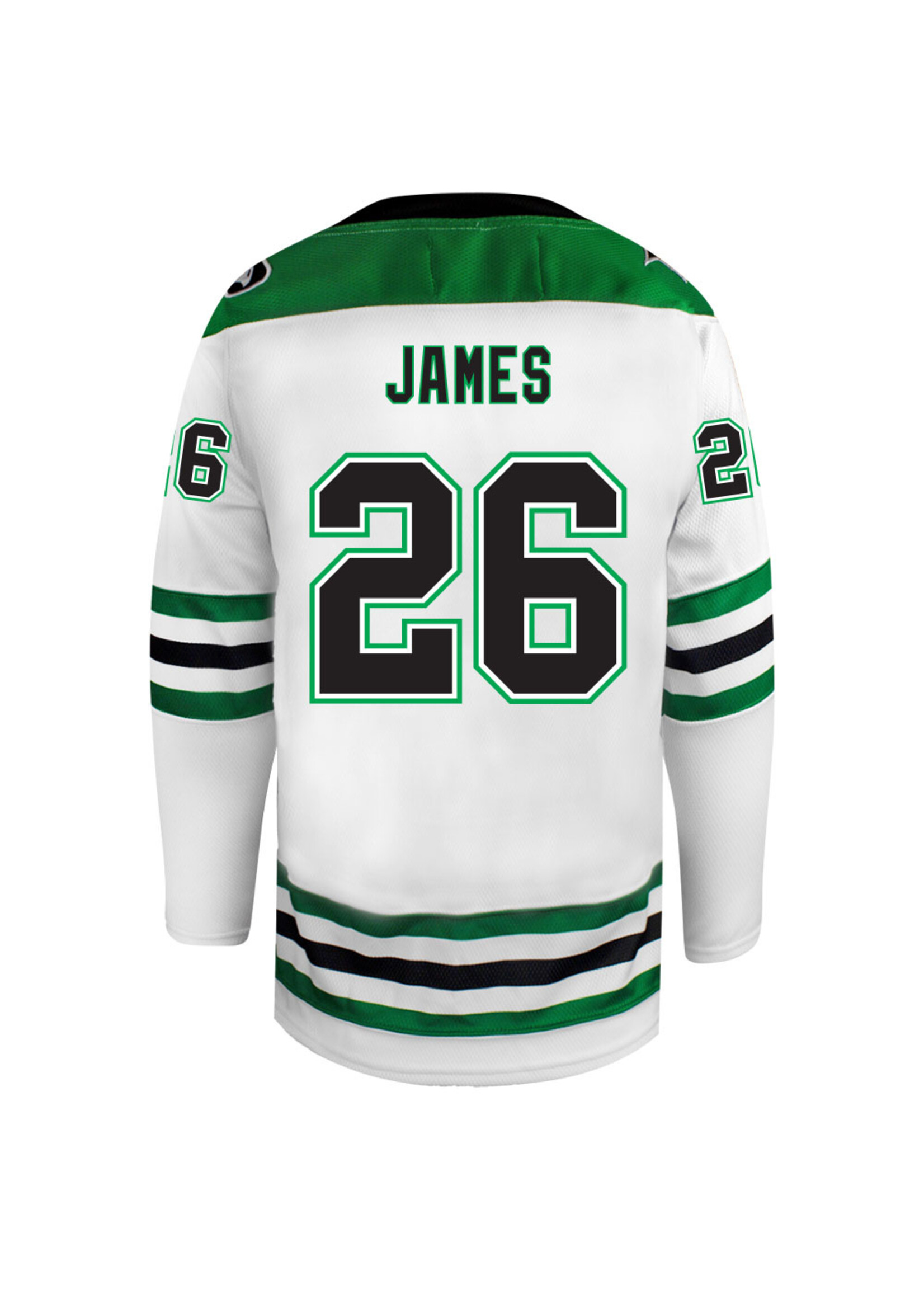 Beauty Unis #26 Dylan James  North Dakota Hockey Beauty Youth Jersey